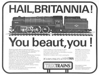 Minitrix Britannia Advert