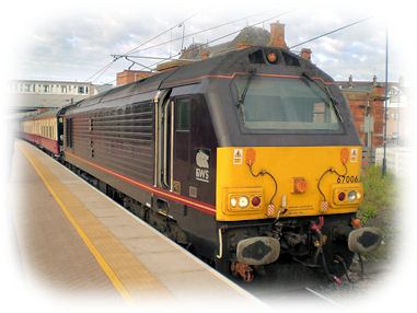 train in Berwick railway station