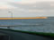 Berwick: view of pier with tide in