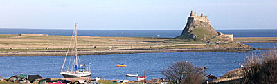 Holy Island is a few miles south of Berwick upon Tweed, Northumberland