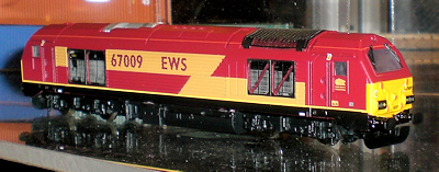 Dapol 67 in EWS livery