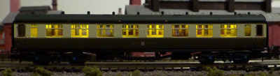 Dapol Collett Coach in Twilight